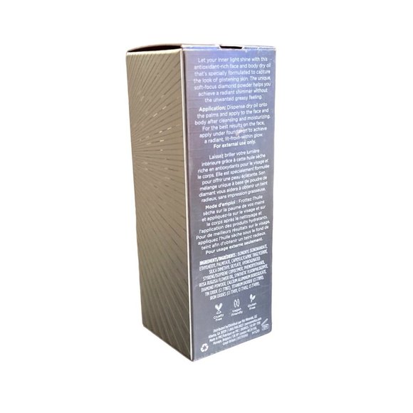 PUR COSMETICS Iconic Glow Illuminating Face & Body Dry Oil NIB 1 Oz. - Picture 3 of 4